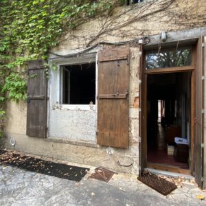 Entrée côté jardin